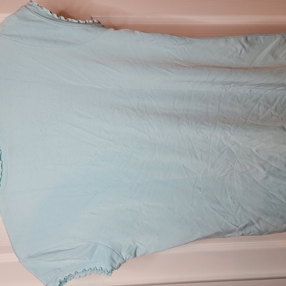 Lee Light Blue Blouse with Floral Embroidery - Picture 4 of 5